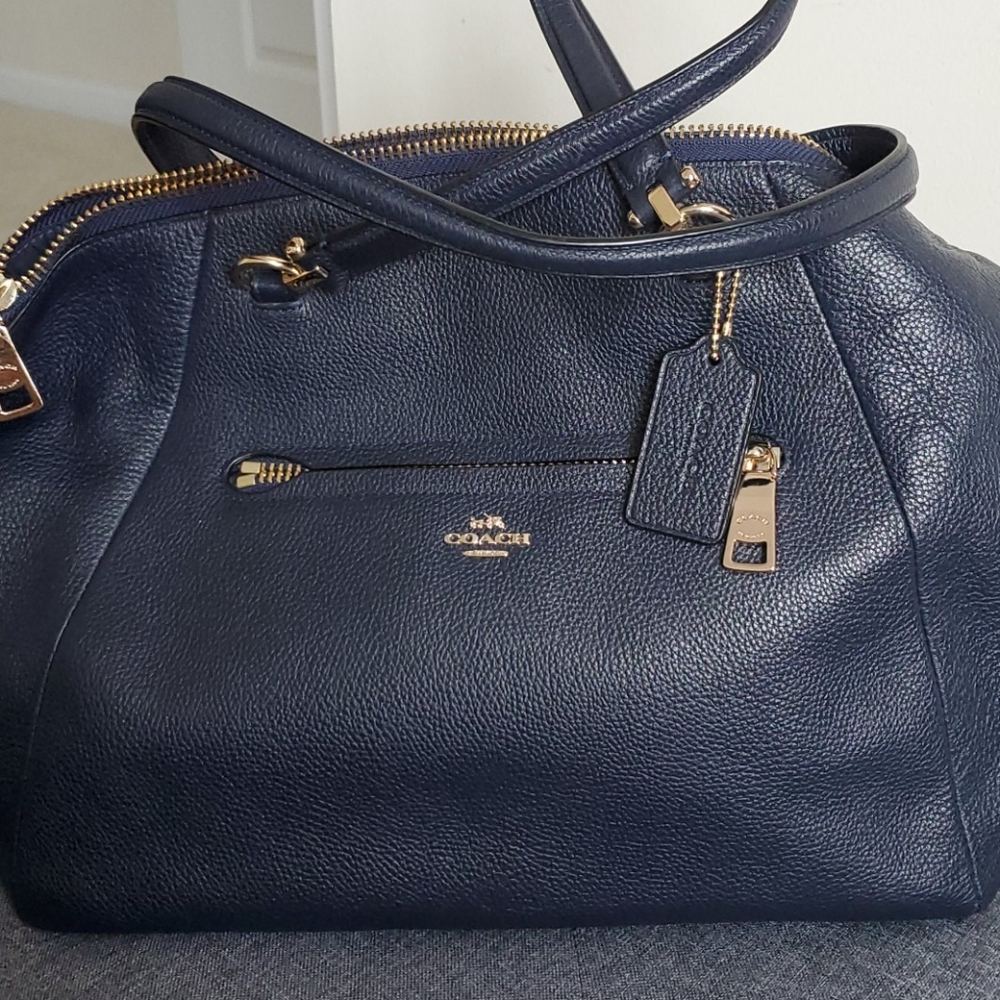 Coach leather handbag
